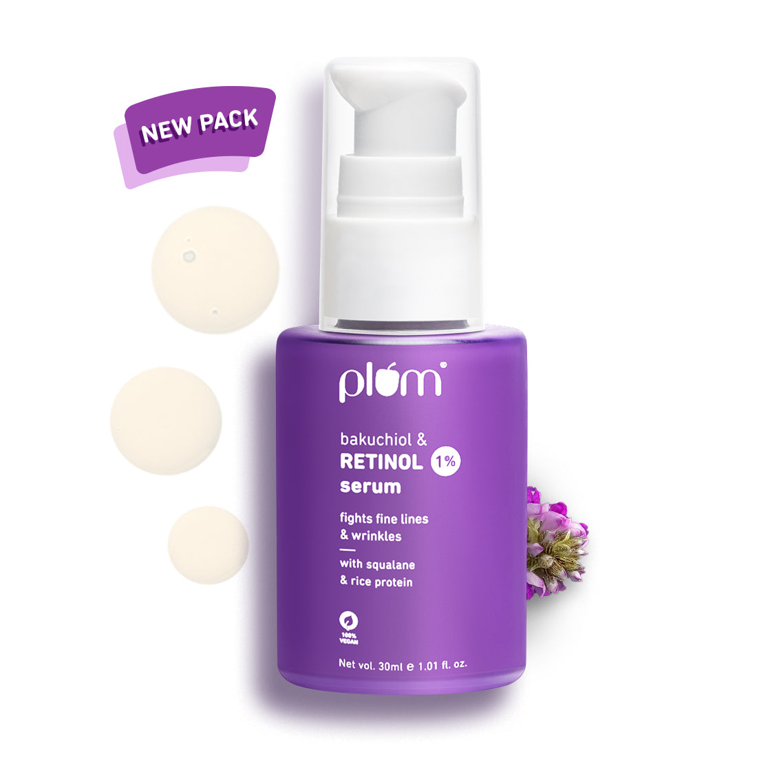 Plum 1% Retinol Face Serum with Bakuchiol | iBellaa