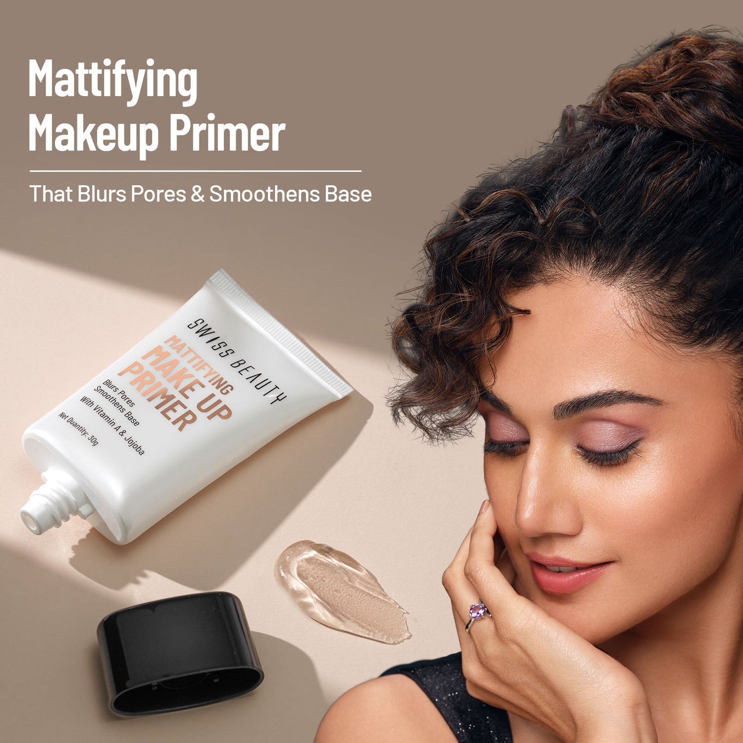 Swiss Beauty Oil Free Long Lasting Make-up Primer | 30 ml | iBellaa