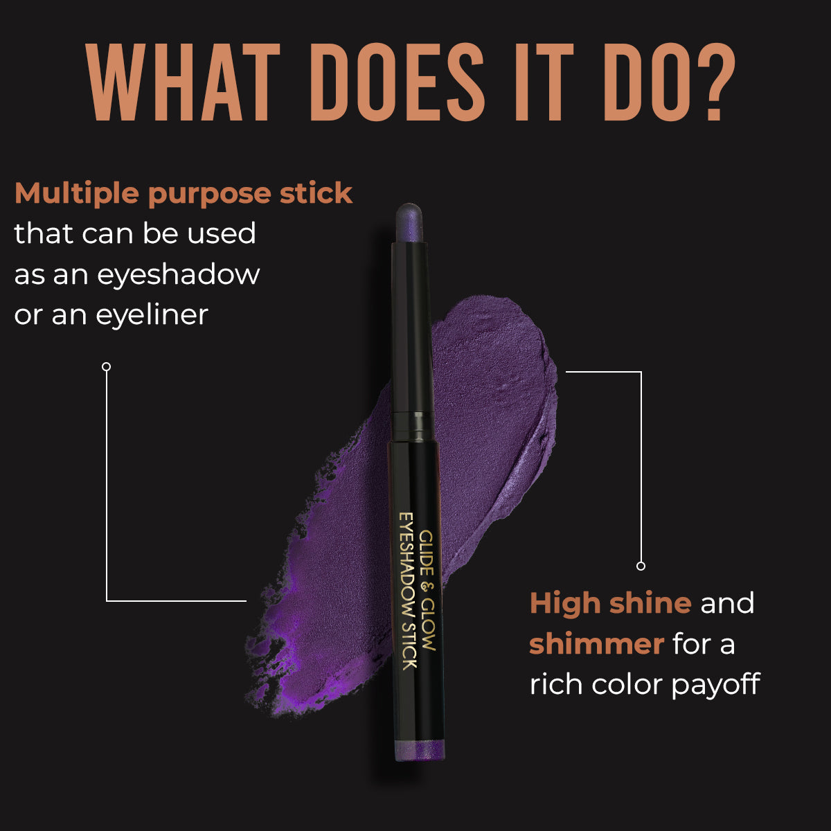 Insight Cosmetics GLIDE & GLOW EYESHADOW STICK | 2 g | iBellaa