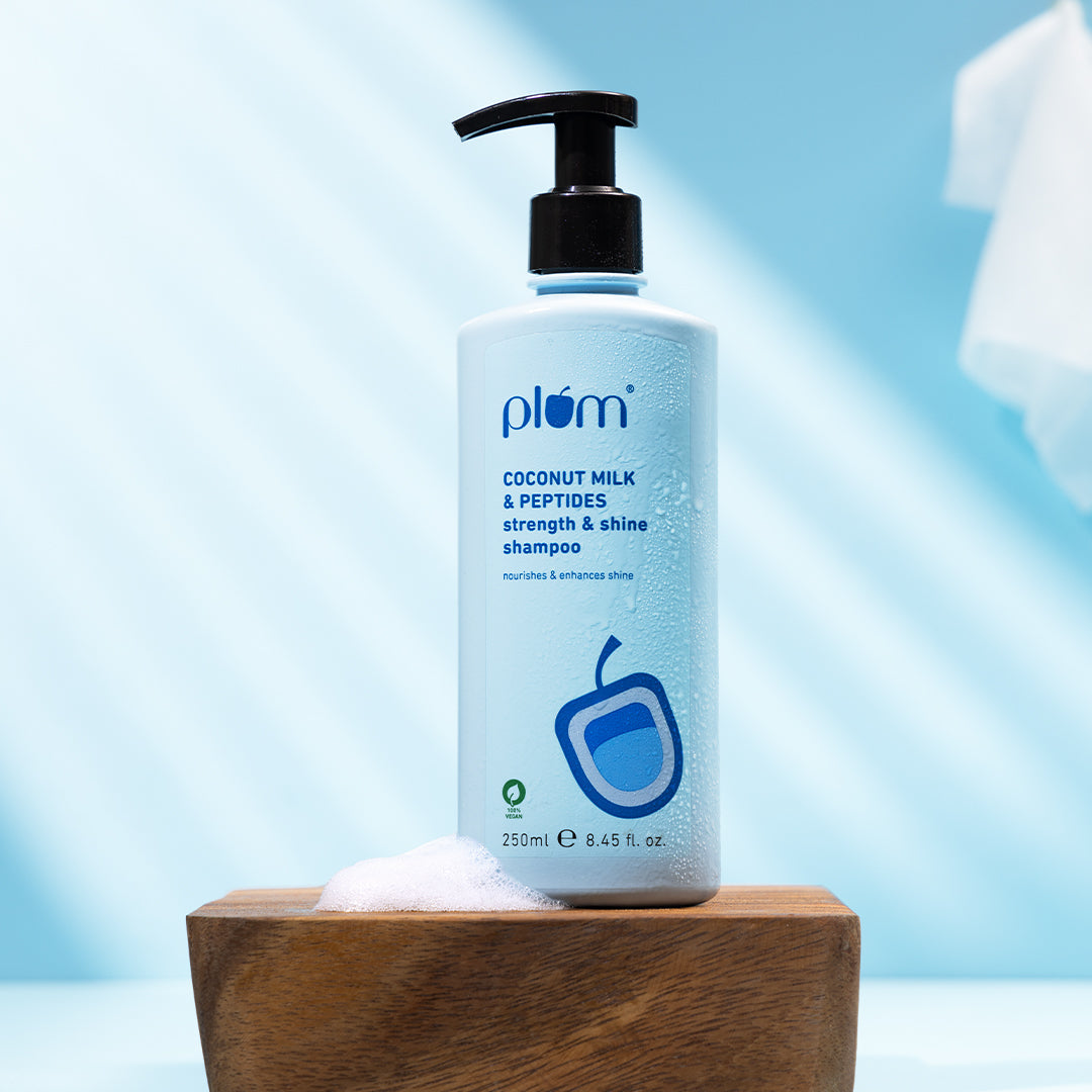 Plum Coconut Milk & Peptides Shampoo - 22x Softer Hair | iBellaa