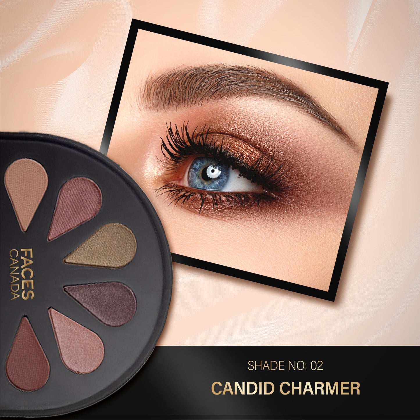Faces Canada 6 in 1 Eyeshadow Palette | 6 g | iBellaa