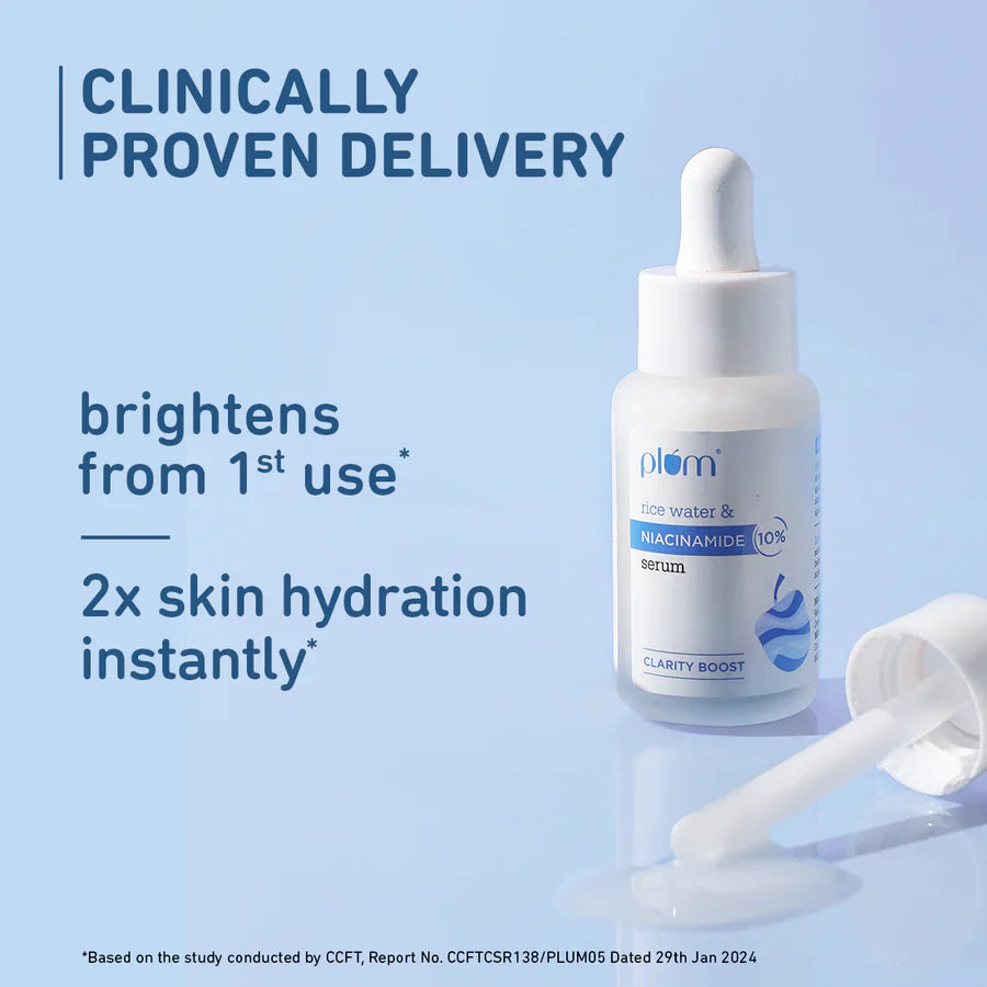 Plum 10% Niacinamide Face Serum with Rice Water | iBellaa