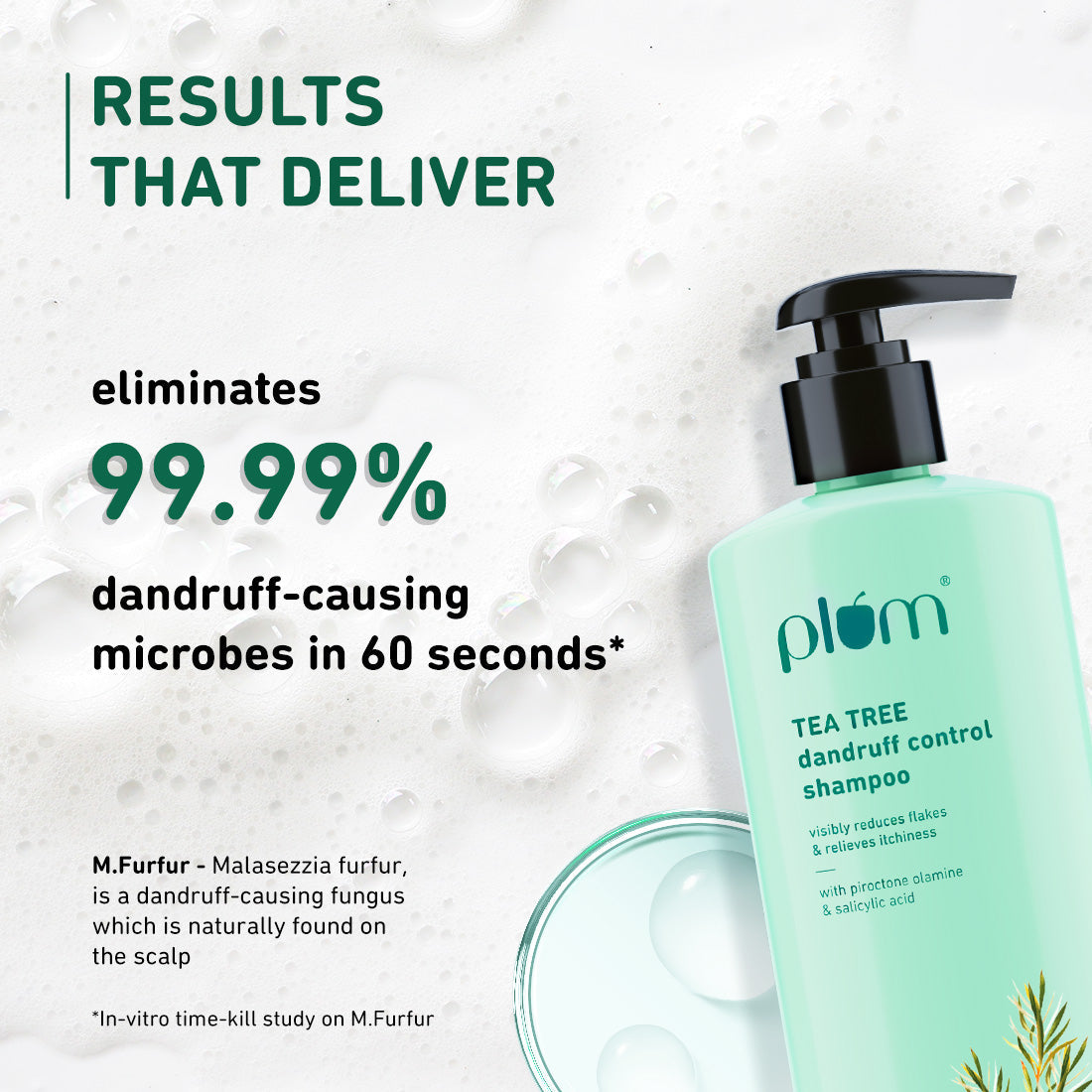 Plum Tea Tree Dandruff Control Shampoo | 250 ml | iBellaa