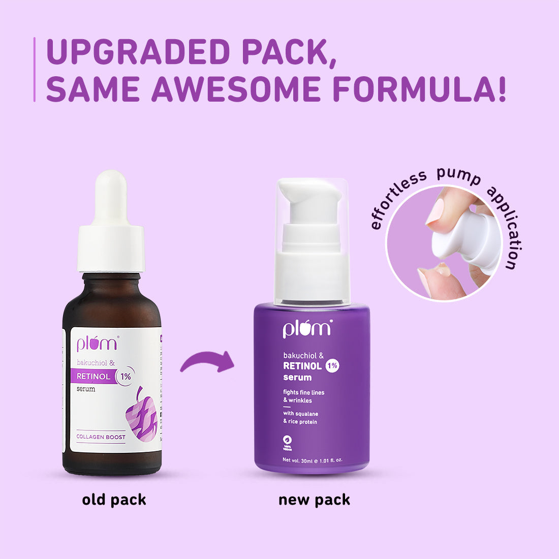 Plum 1% Retinol Face Serum with Bakuchiol | iBellaa