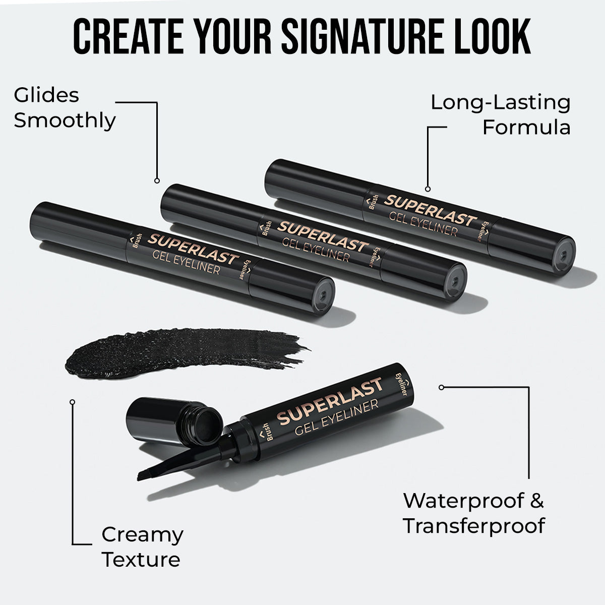 Insight Cosmetics Superlast Gel Eyeliner | 1.2 g | iBellaa