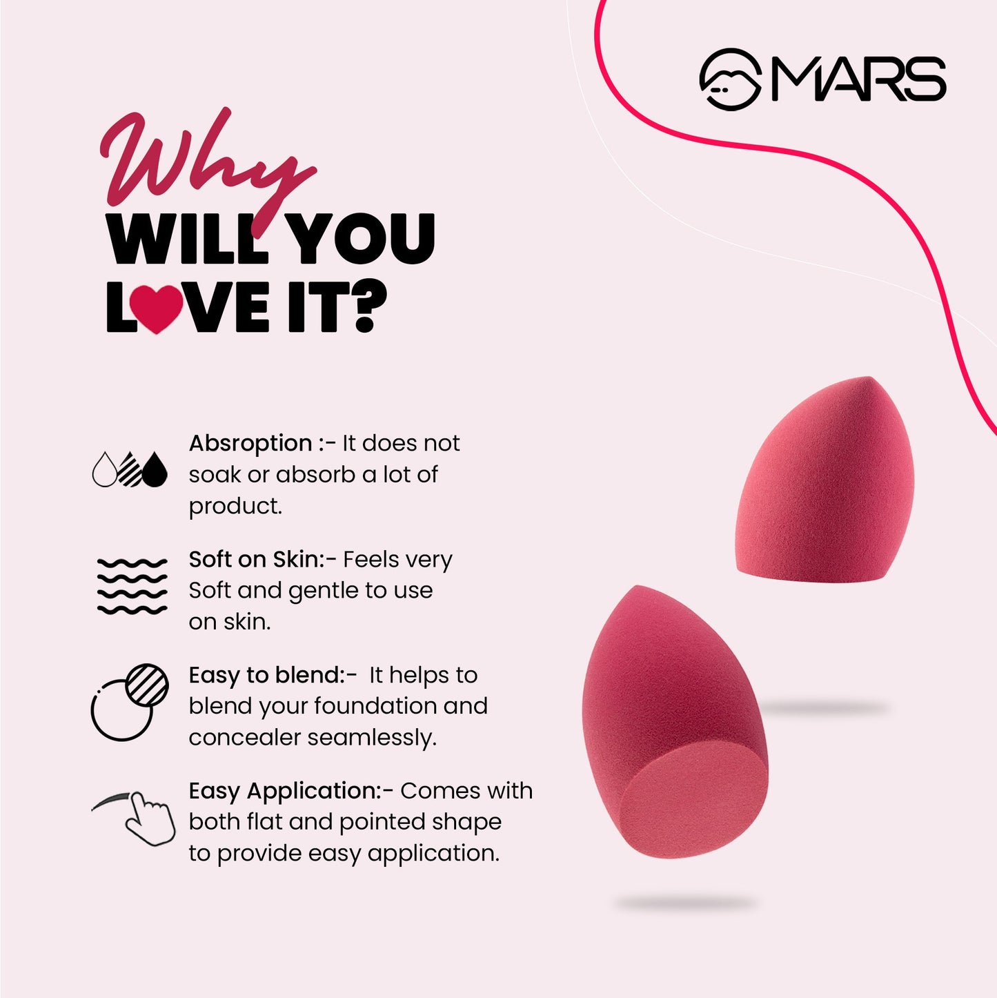 MARS Makeup Sponge | Master Blender | iBellaa
