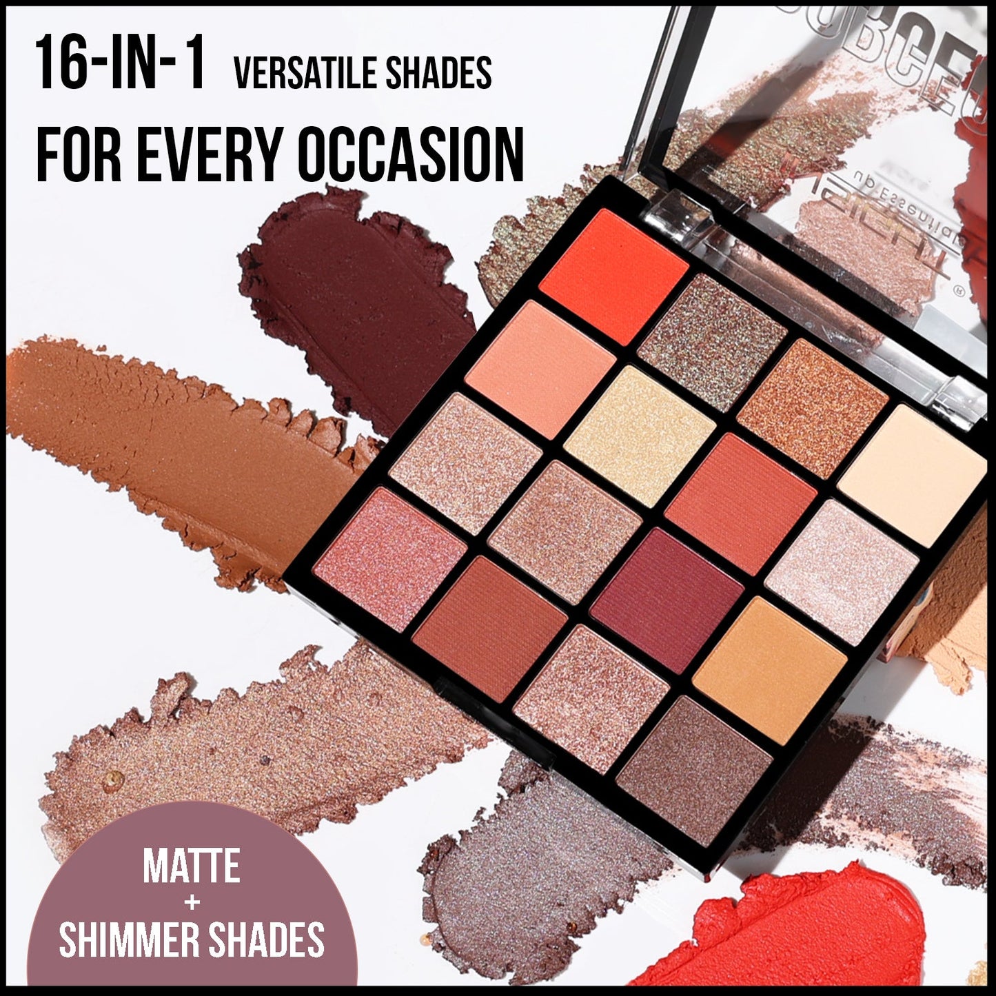 Insight Cosmetics Gorgeous 16 Eyeshadow Palette | 37 g | iBellaa
