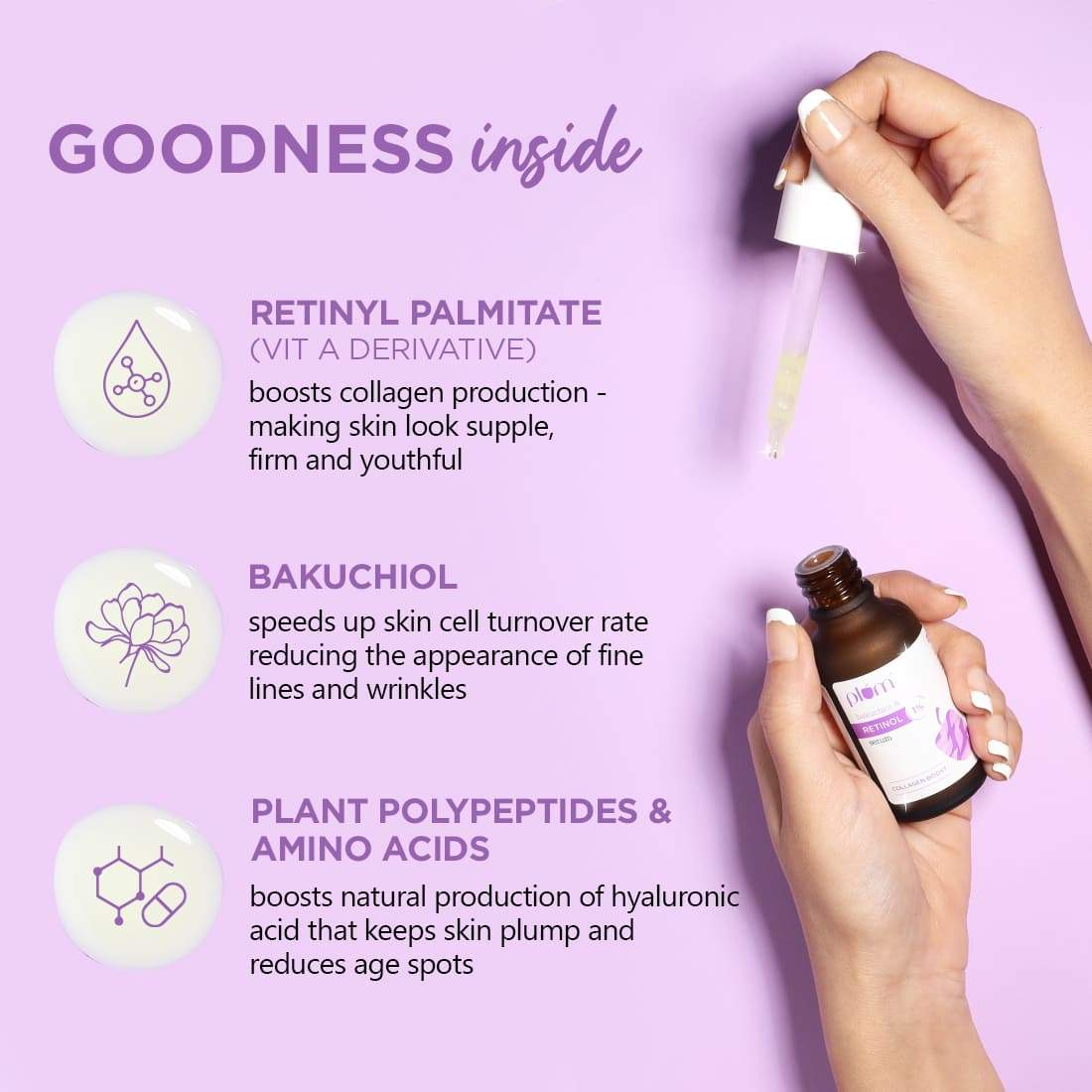 Retinol Face Serum with Bakuchiol 3