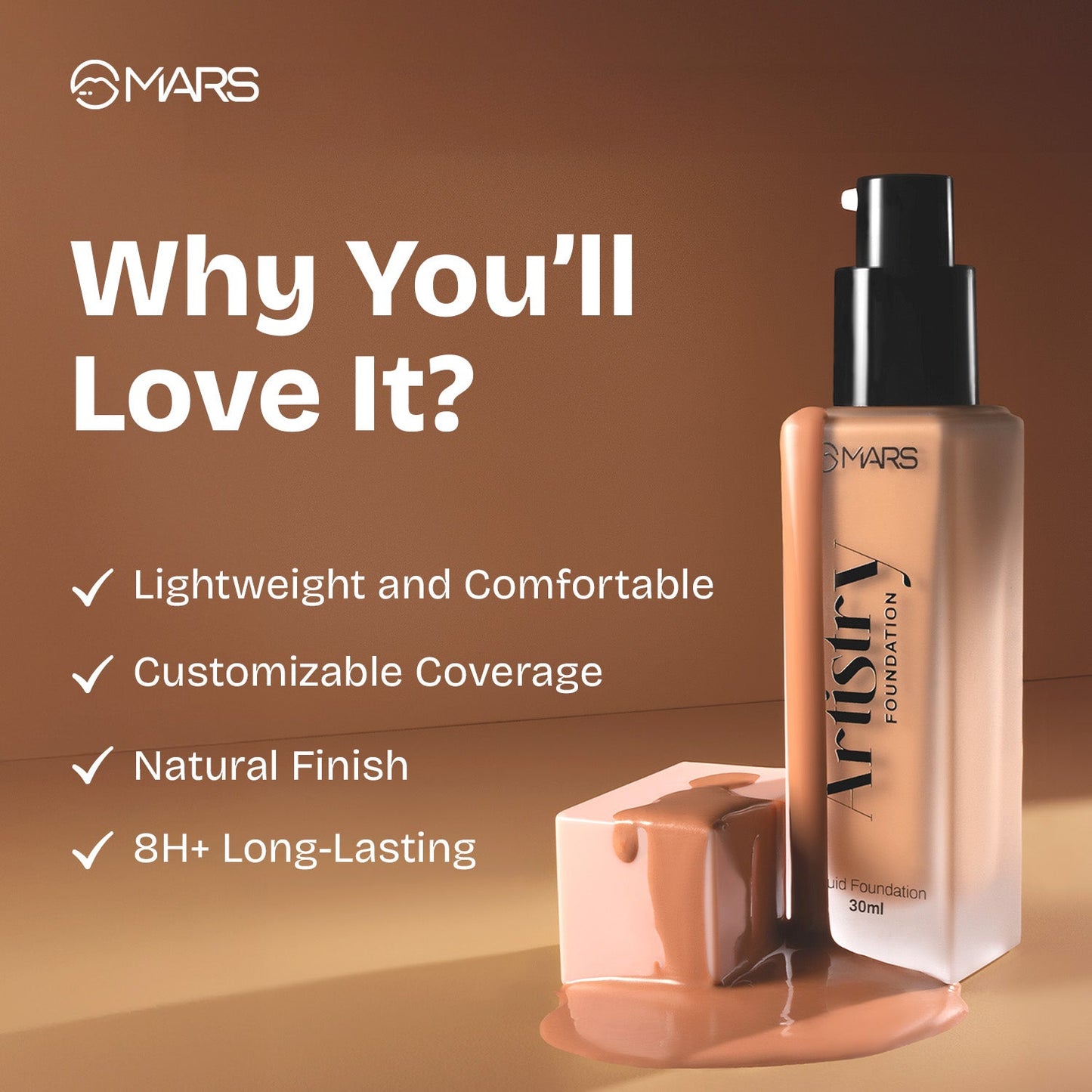 MARS Artistry | Liquid Foundation | iBellaa