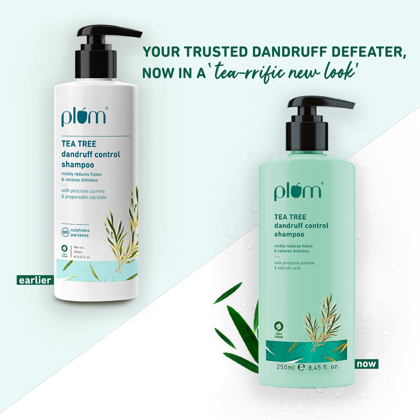 Plum Tea Tree Dandruff Control Shampoo | 250 ml | iBellaa