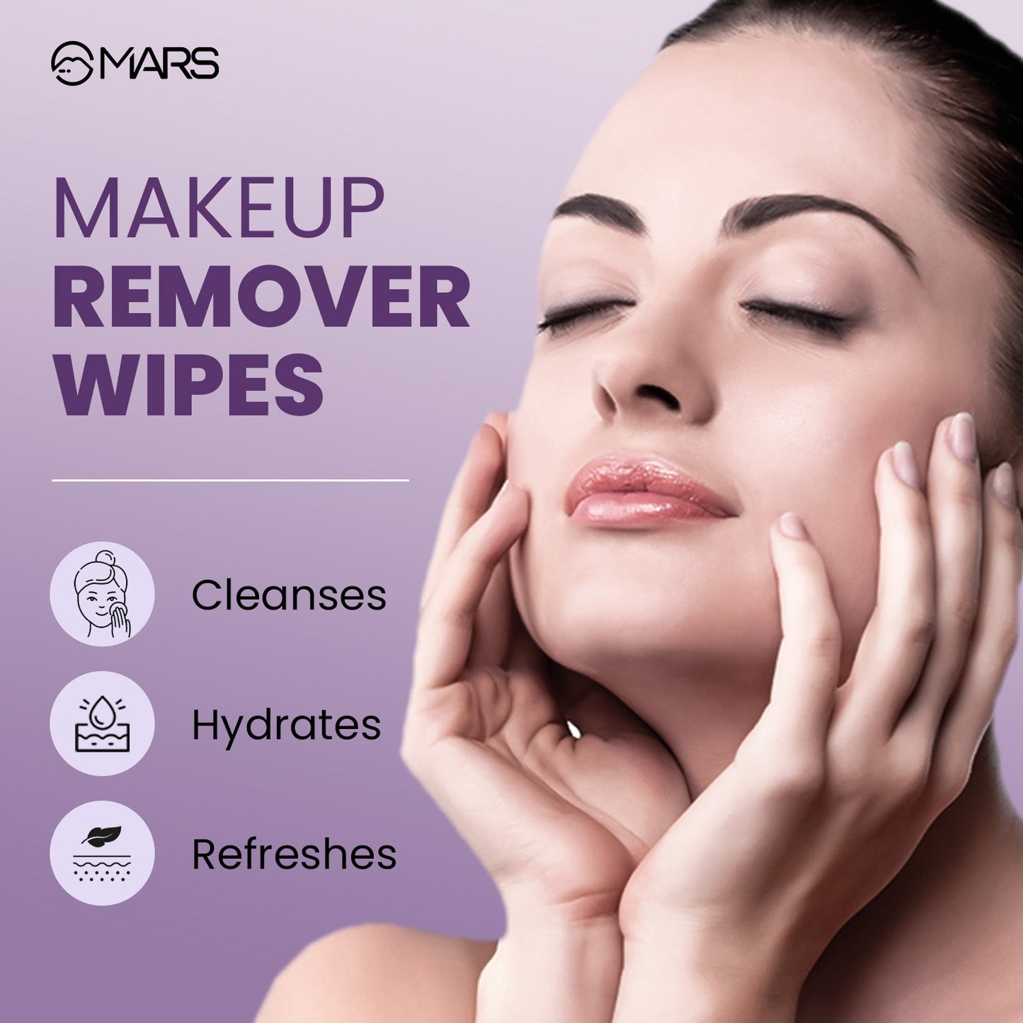MARS Makeup Remover Wipes | 30 wipes | iBellaa