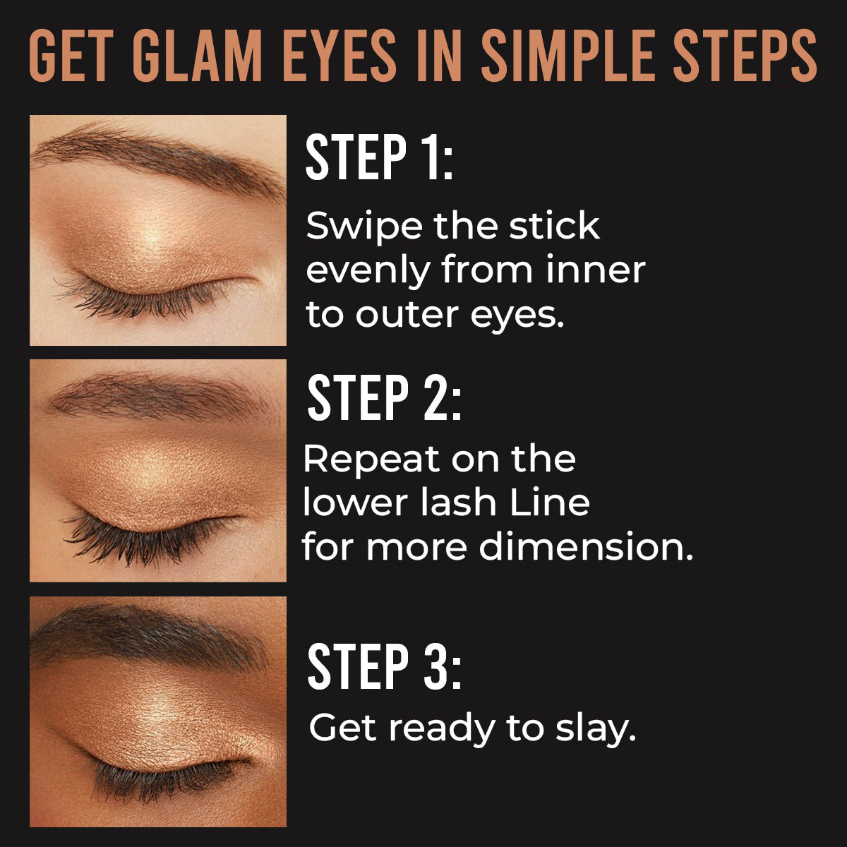Insight Cosmetics GLIDE & GLOW EYESHADOW STICK | 2 g | iBellaa