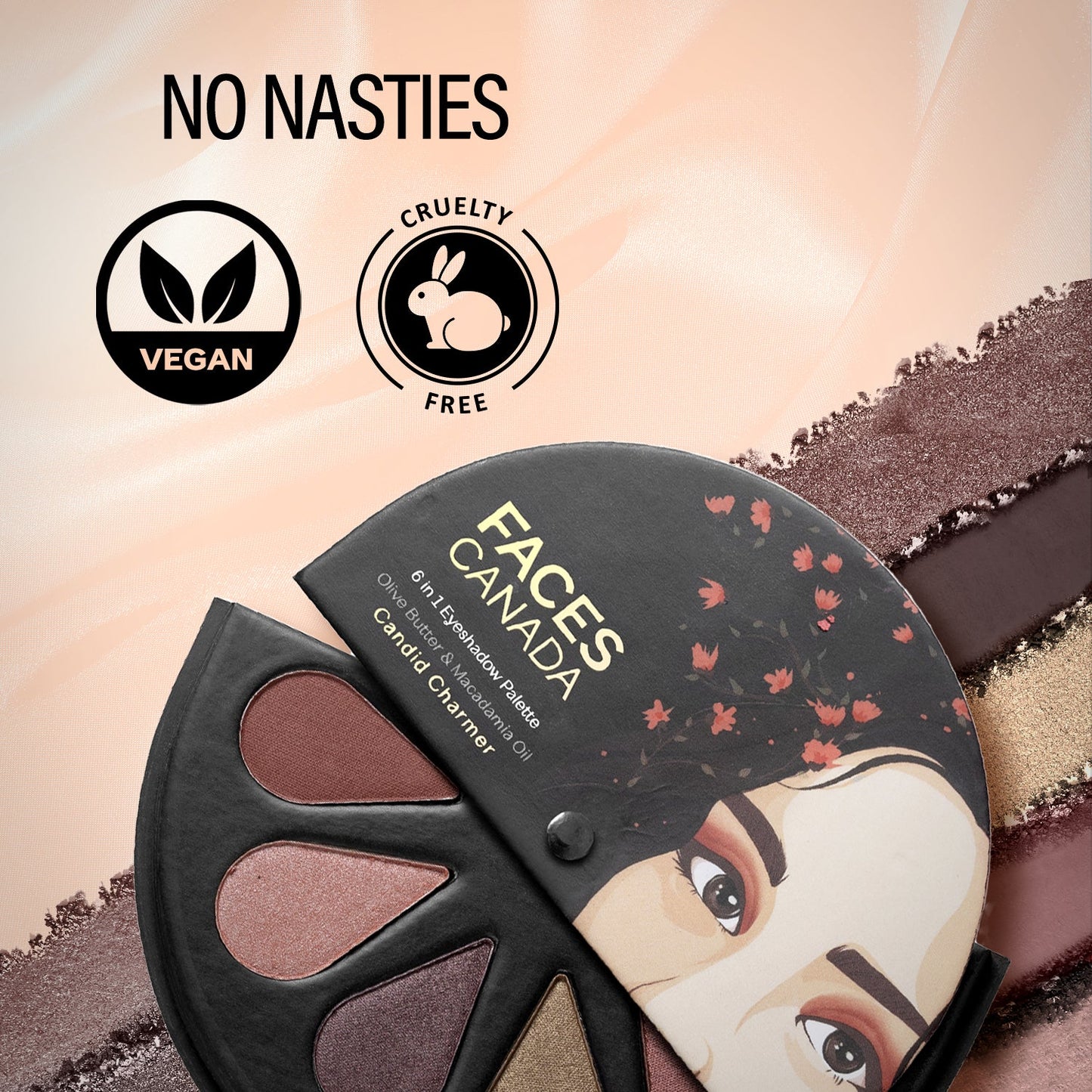 Faces Canada 6 in 1 Eyeshadow Palette | 6 g | iBellaa
