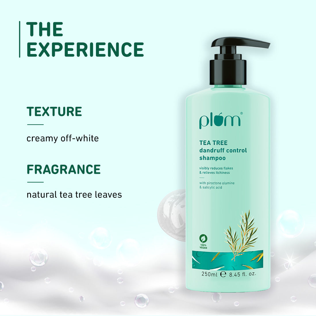 Plum Tea Tree Dandruff Control Shampoo | 250 ml | iBellaa