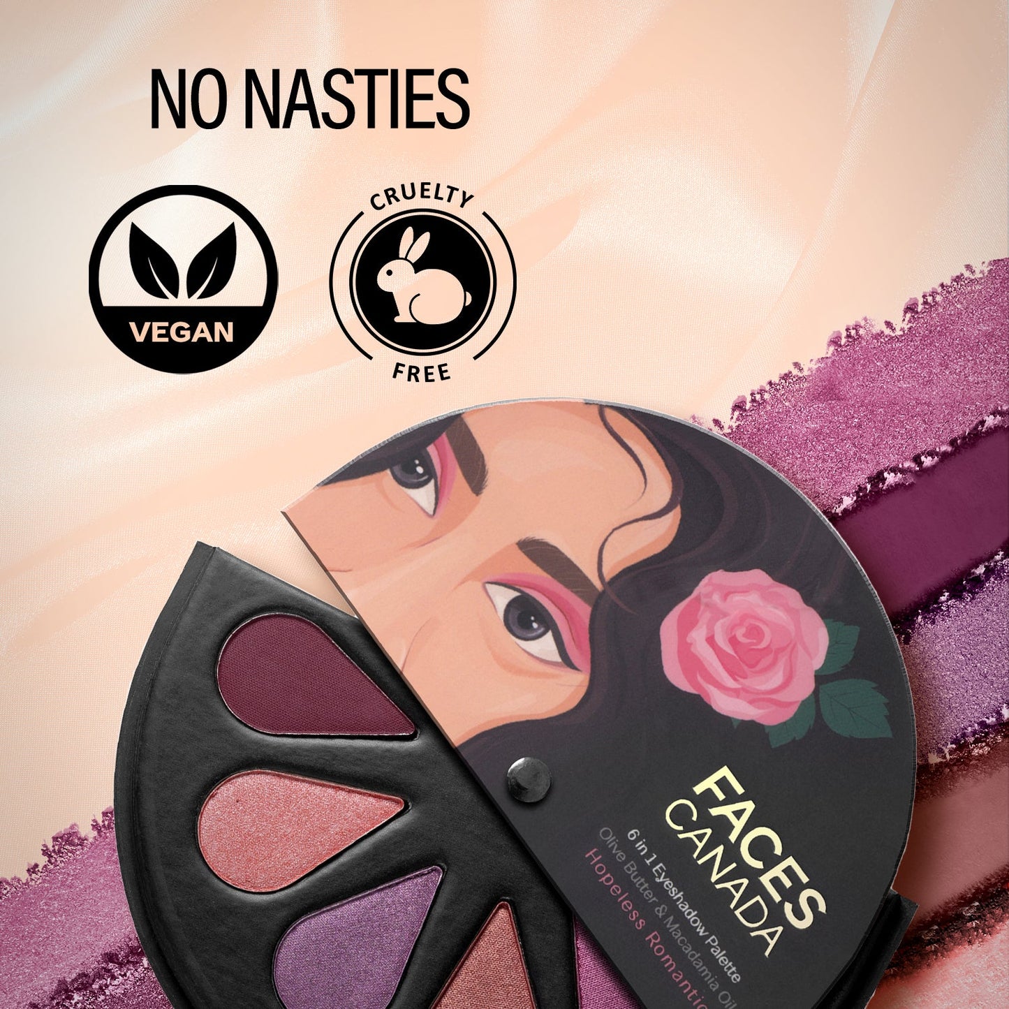 Faces Canada 6 in 1 Eyeshadow Palette | 6 g | iBellaa