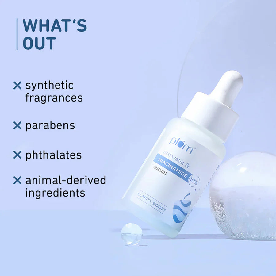 Plum 10% Niacinamide Face Serum with Rice Water | iBellaa