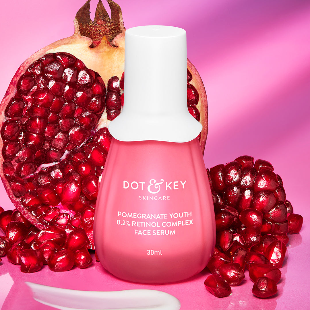 DOT & KEY Pomegranate Youth 0.2% Retinol Complex Face Serum | 30 ml | iBellaa
