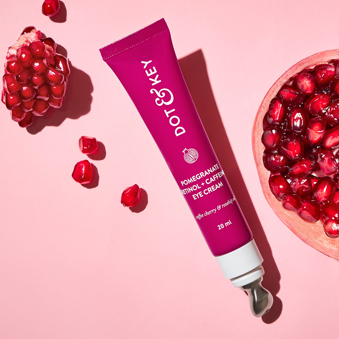 Dot & Key Pomegranate + Retinol Eye Cream for Fine Lines & Wrinkles | 20 ml | iBellaa