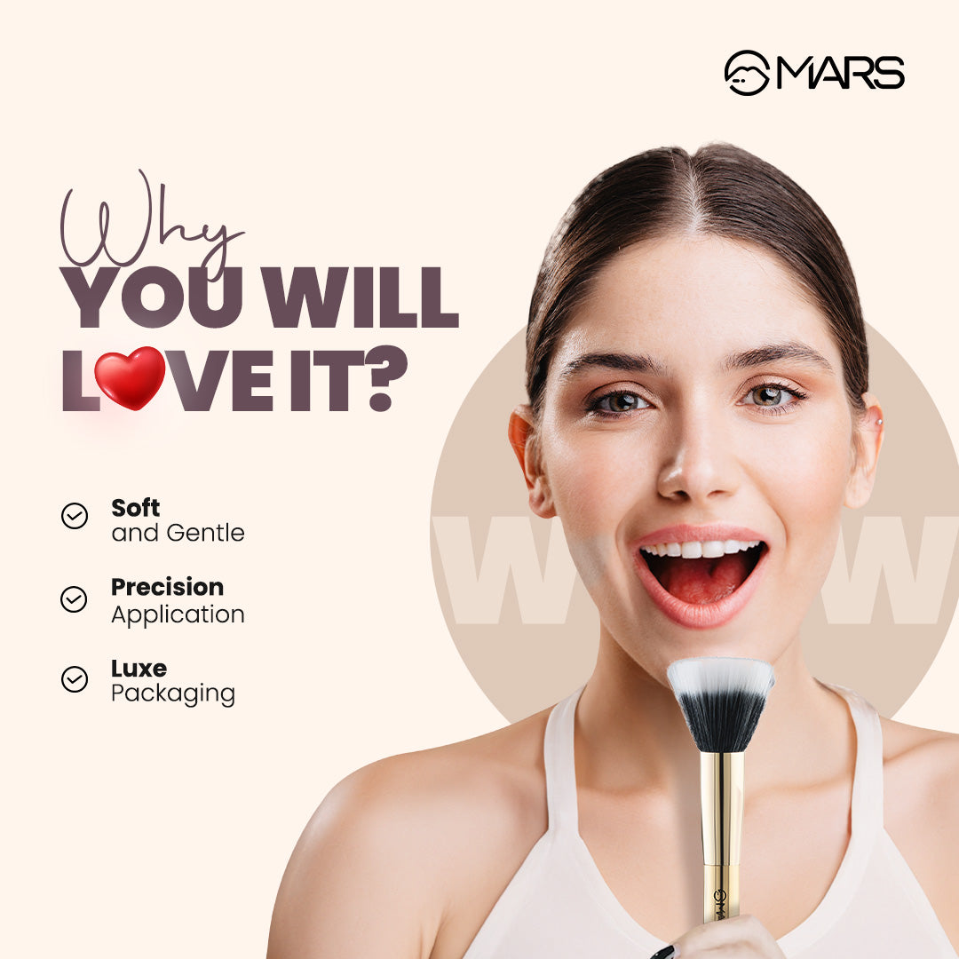 MARS Artist's Arsenal Brush | Stippling Brush | 8 g | iBellaa
