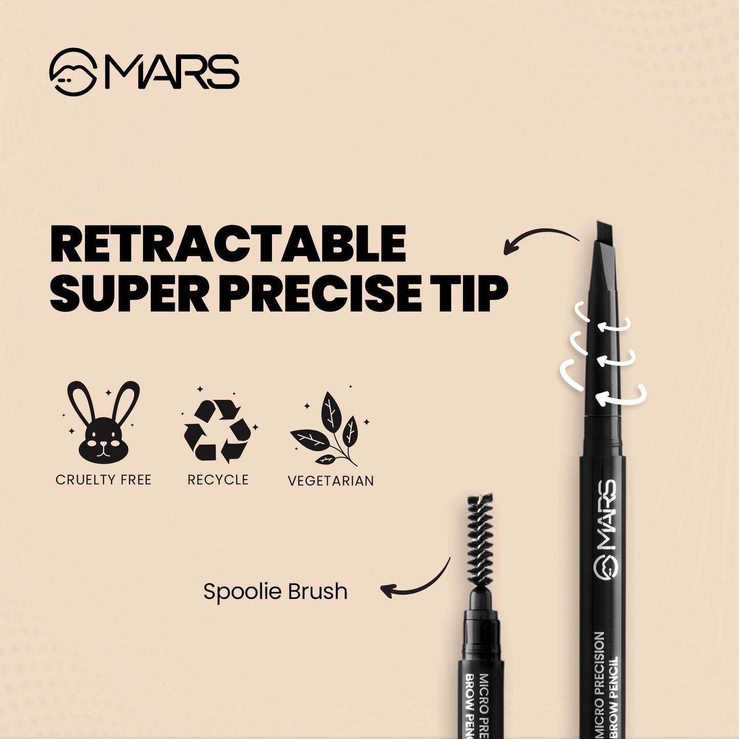 MARS Micro Precision Brow Pencil | 0.4 g | iBellaa