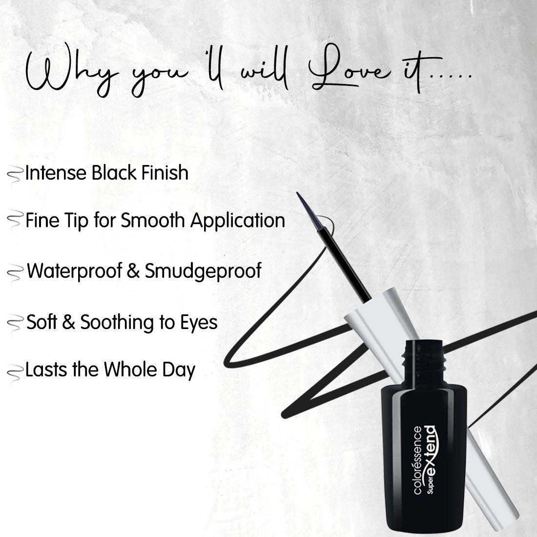 Coloressence Supreme Liquid Eyeliner (6 ml) | iBellaa
