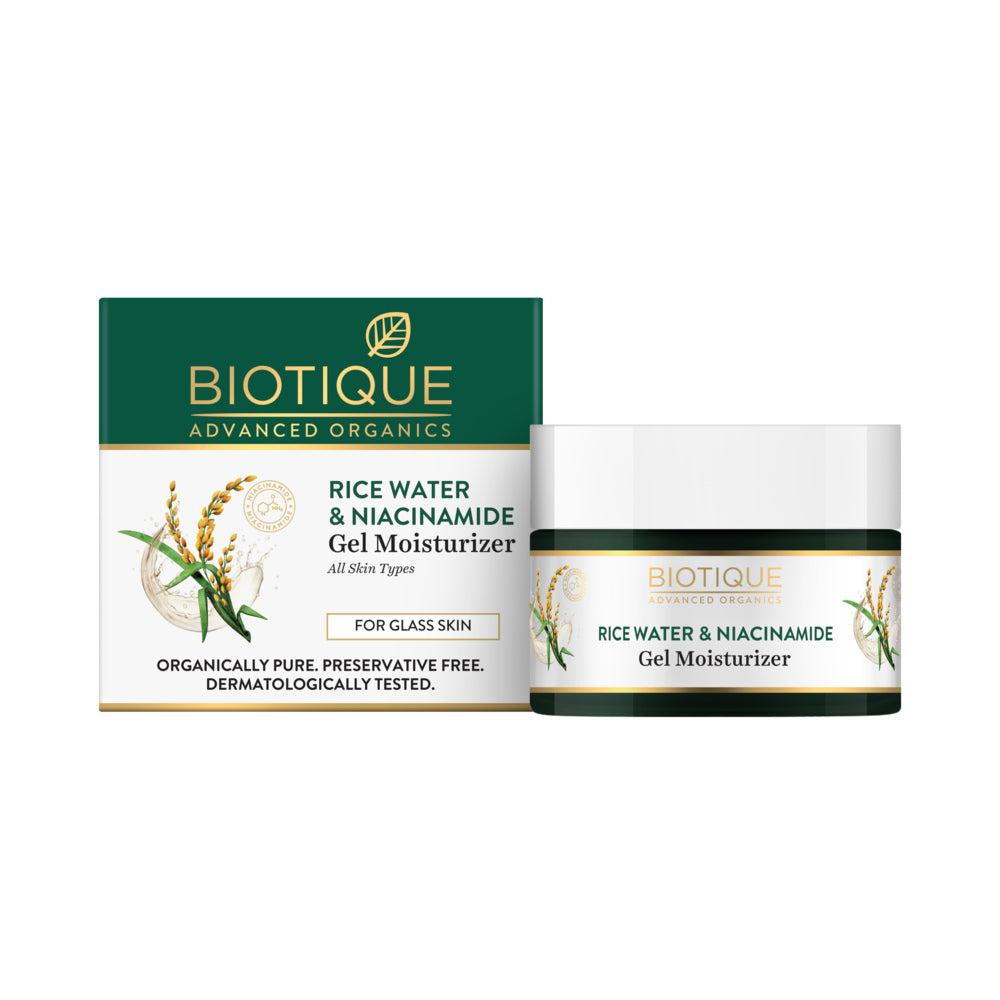 Biotique Rice Water & Niacinamide Gel Moisturizer 50ml | iBellaa