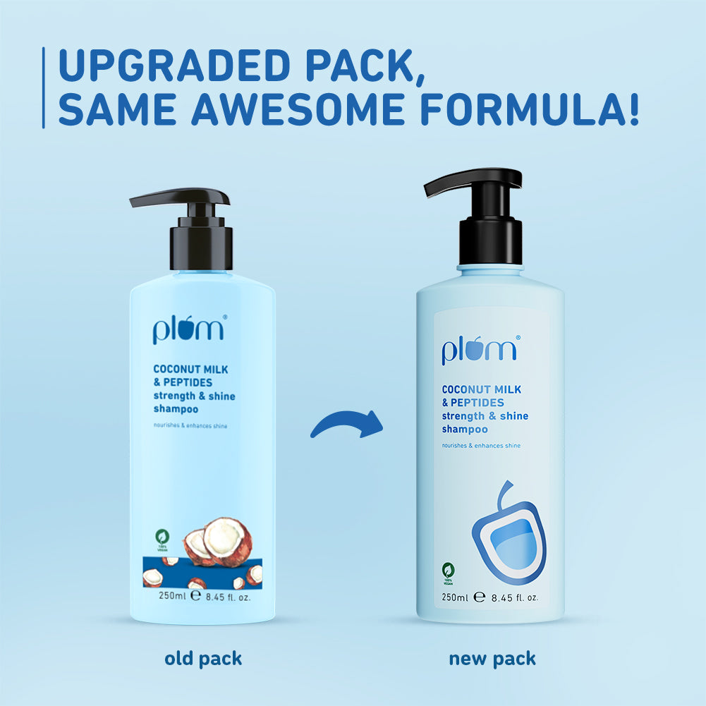 Plum Coconut Milk & Peptides Shampoo - 22x Softer Hair | iBellaa