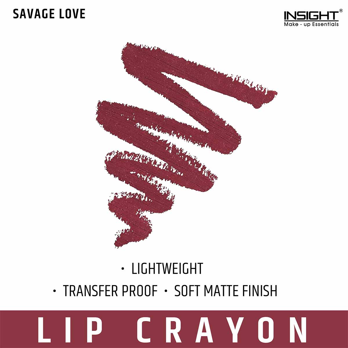 Insight Cosmetics Mega Last Crayon Lipstick | 1.3 g | iBellaa