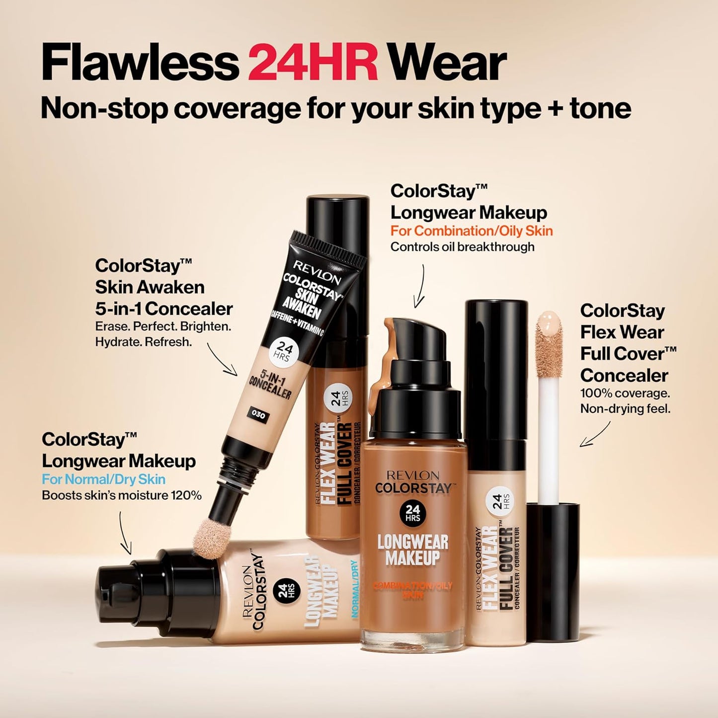 Revlon ColorStay Flex Wear Full Cover™ Concealer | iBellaa
