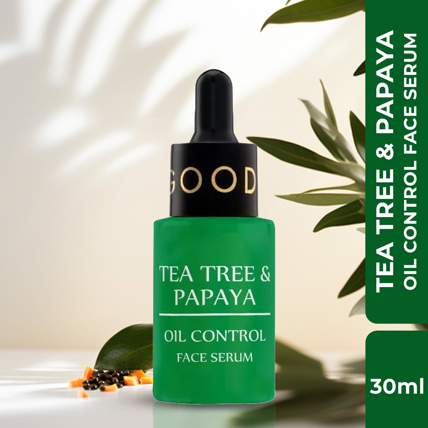 Good Vibes Oil Control Tea Tree & Papaya Face Serum 30ml | iBellaa