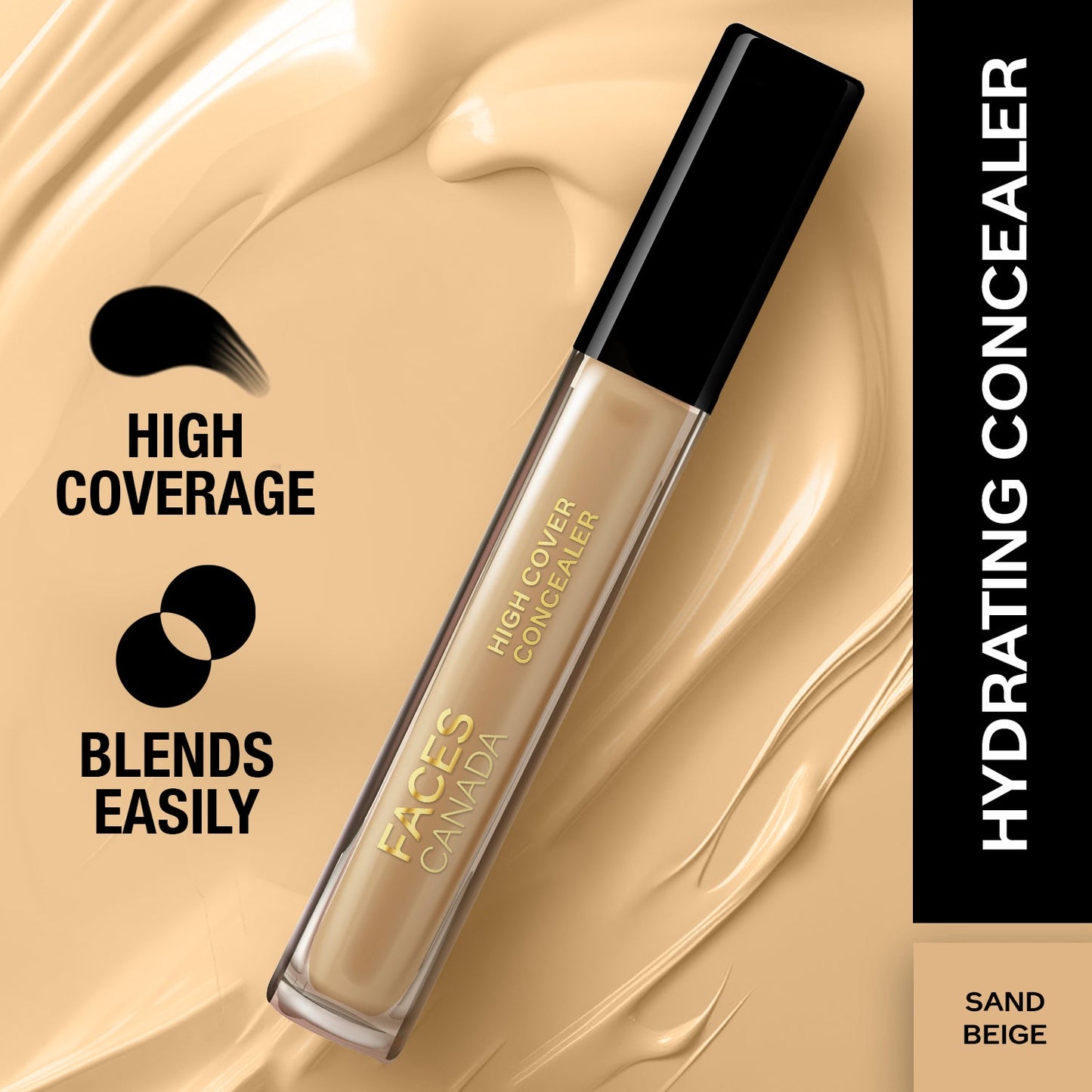 Faces Canada High Cover Concealer | 4 ml | iBellaa