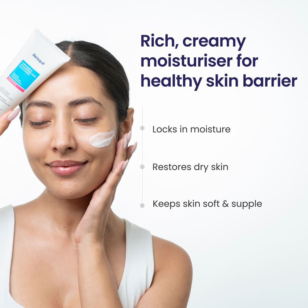 Re'equil Ceramide & Hyaluronic Acid Moisturiser | 100 g | iBellaa