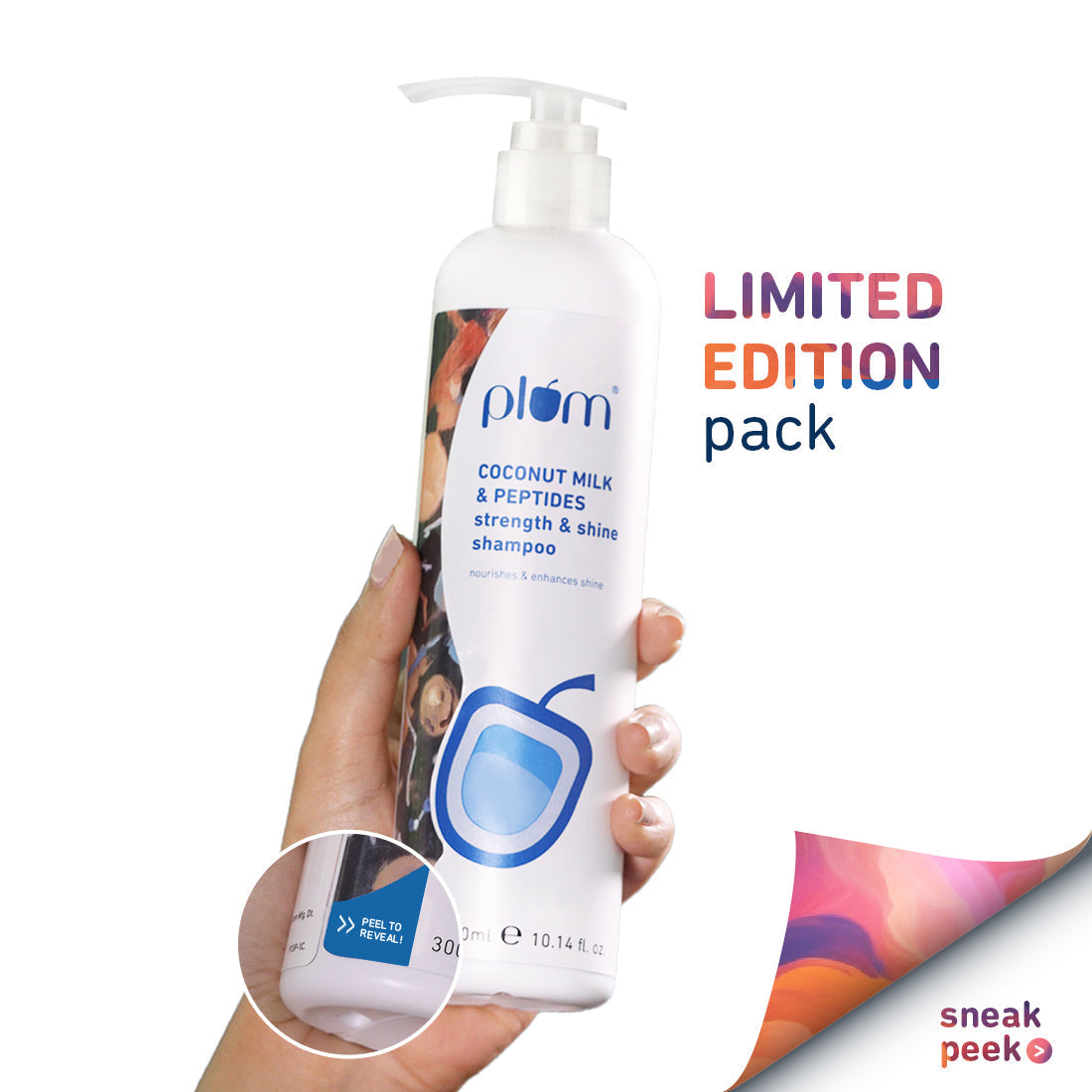 Plum Coconut Milk & Peptides Shampoo - 22x Softer Hair | iBellaa