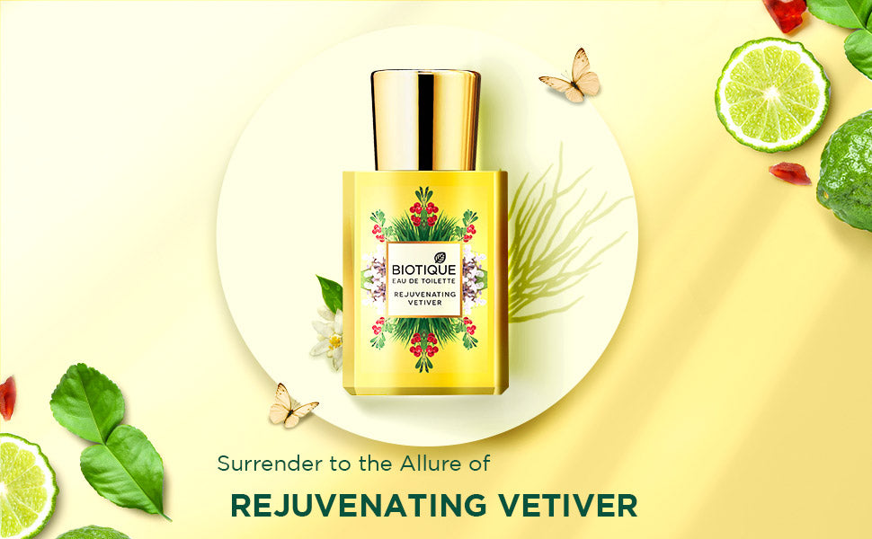 Biotique Rejuvenating Vetiver Eau De Toilette 50ml | iBellaa