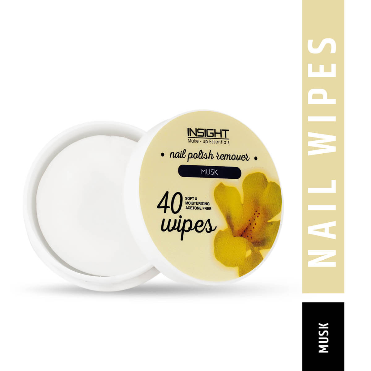 Insight Cosmetics Nail Polish Remover Wipes - 40 | 25 ml | iBellaa