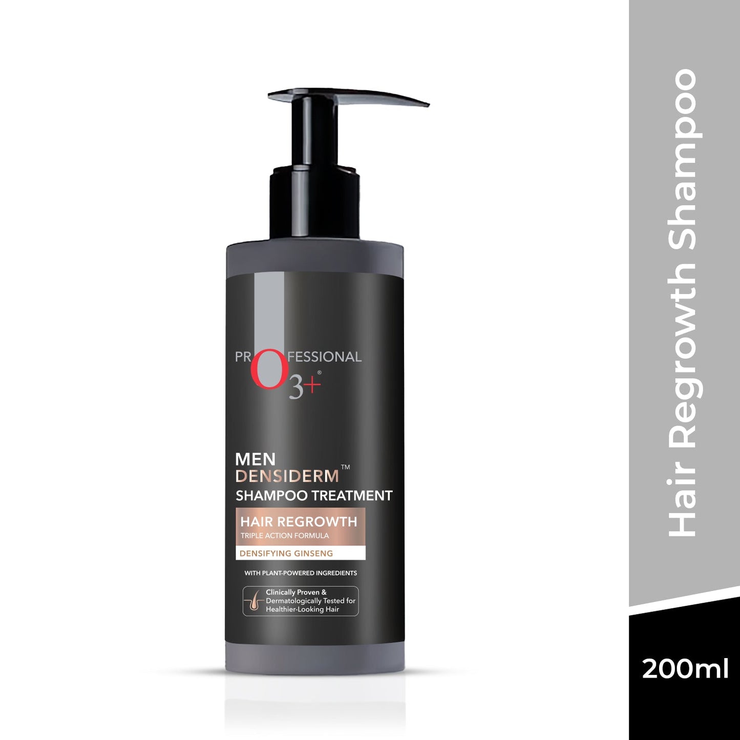 O3+ Men Densiderm Anti Hair Loss Shampoo for Dense hair & Regrowth | 200 ml | iBellaa