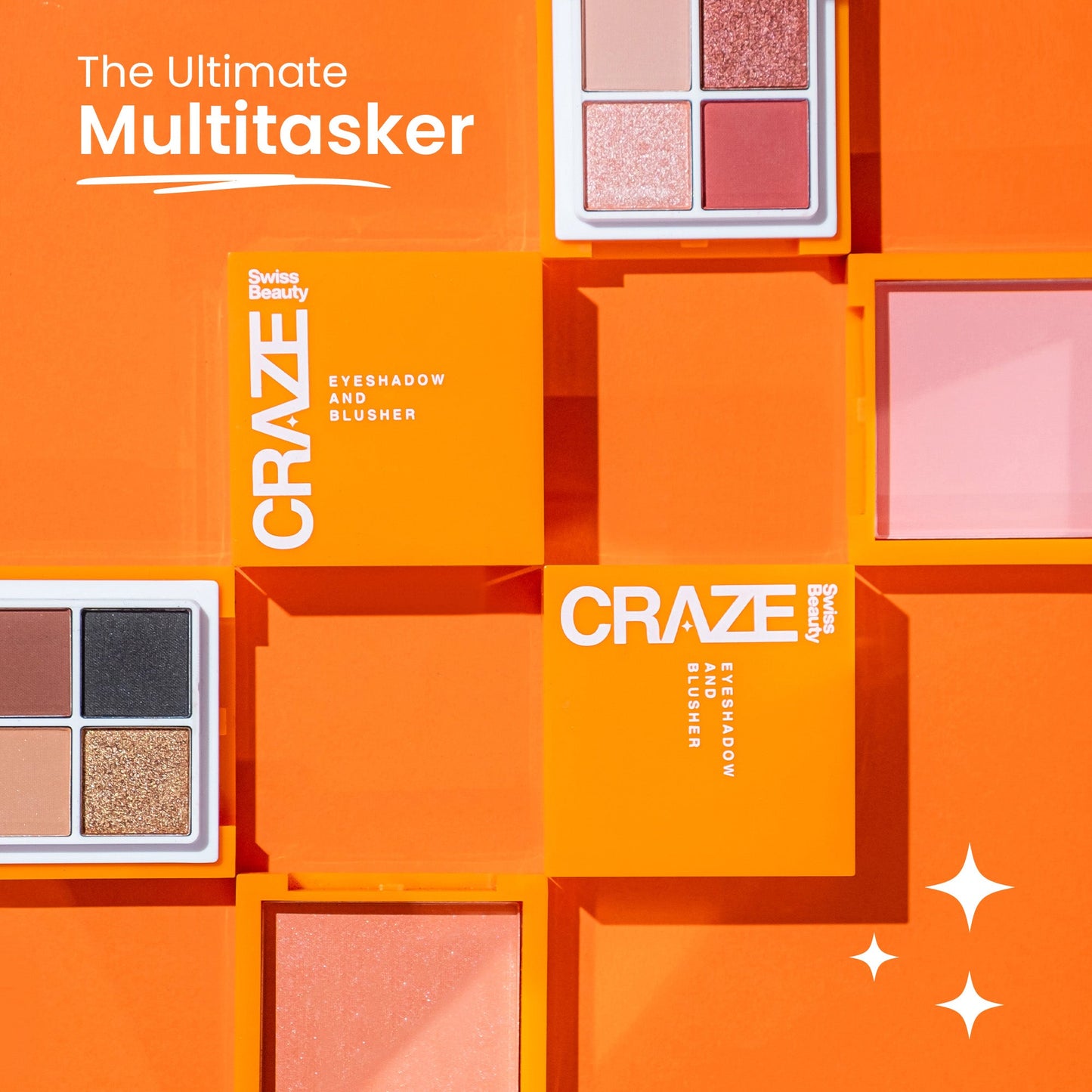 Swiss Beauty Craze Eyeshadow and Blusher | 7g | iBellaa