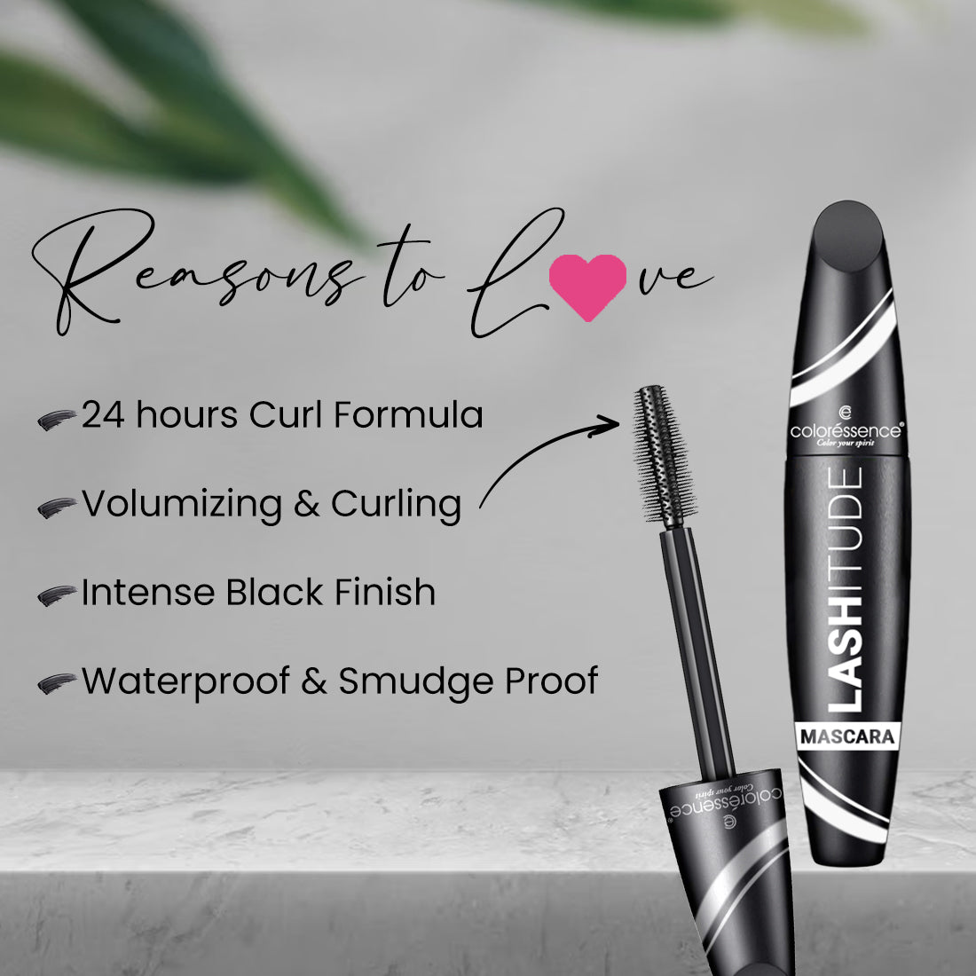 Coloressence Lashitude Mascara (Black) | 10 ml | iBellaa