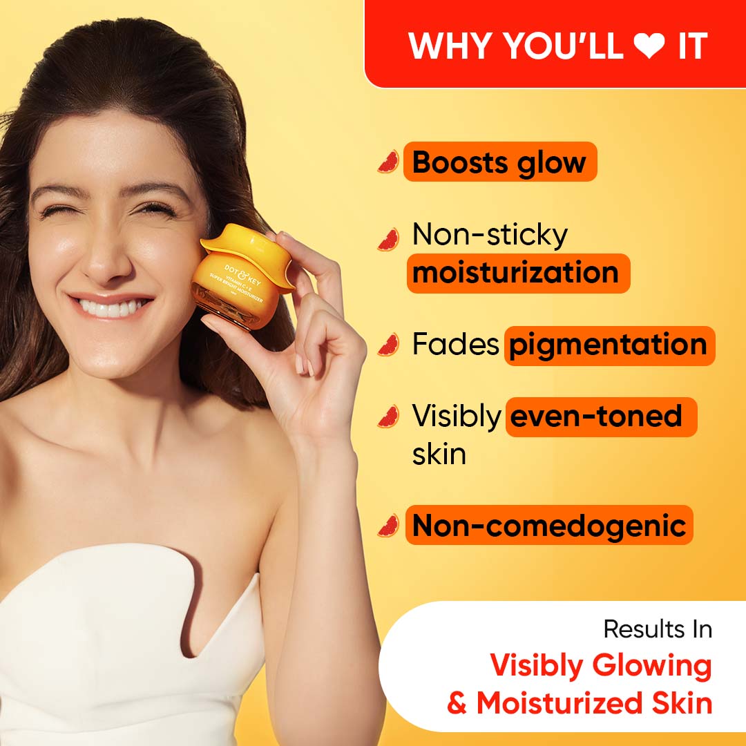 DOT & KEY Vitamin C + E Moisturizer for Glowing Skin | 60 ml | iBellaa