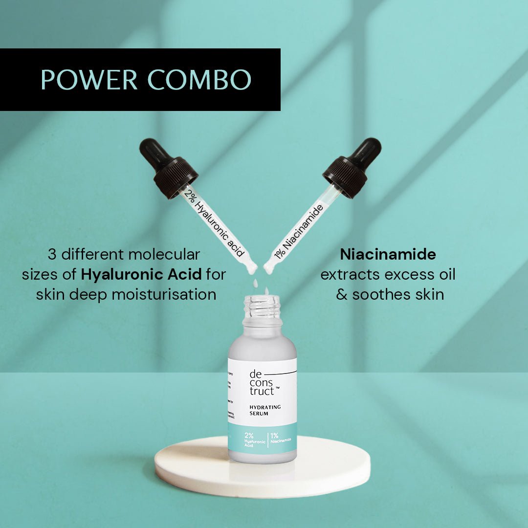 Deconstruct 2% Hyaluronic Acid Serum with 1% Niacinamide | 30 ml | iBellaa