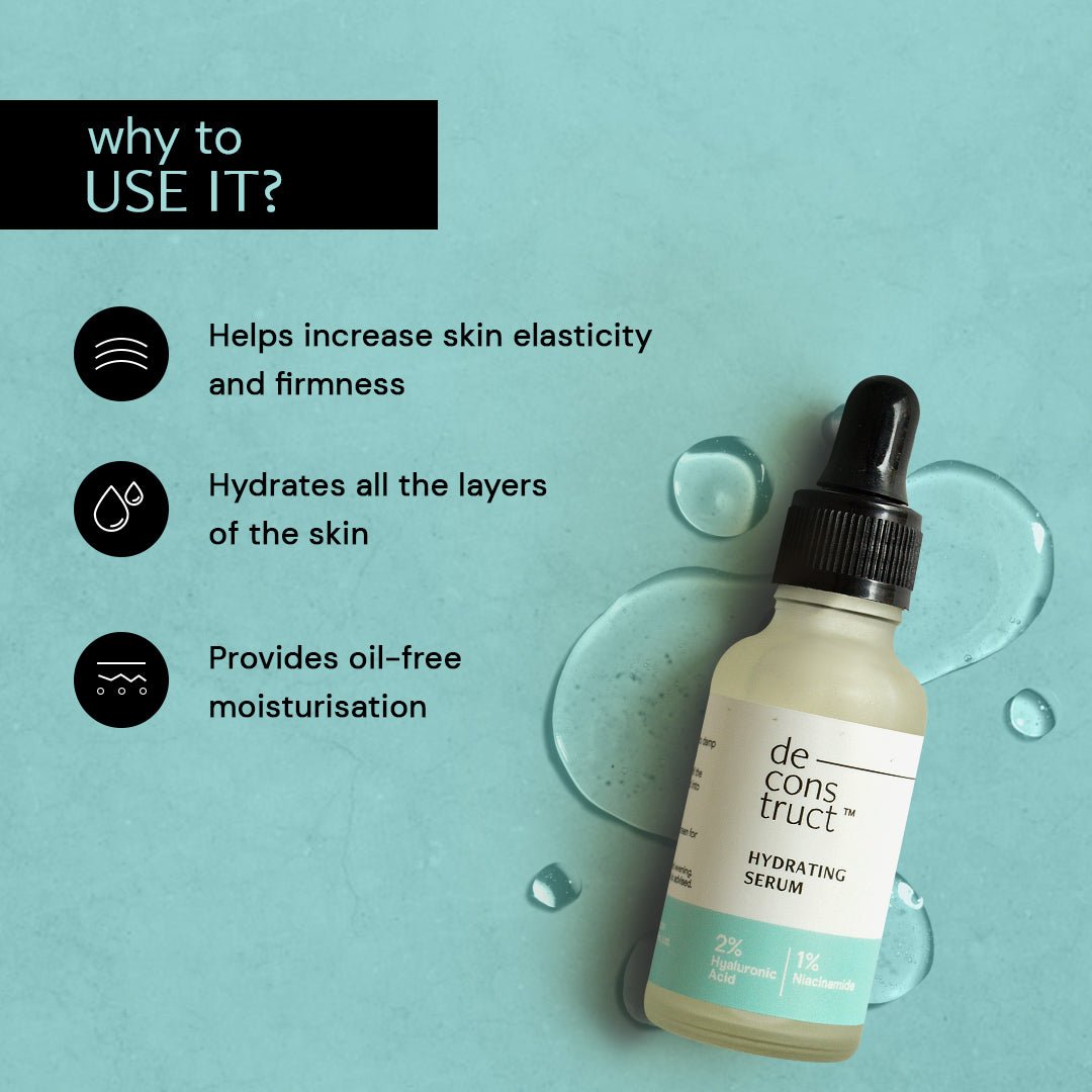 Deconstruct 2% Hyaluronic Acid Serum with 1% Niacinamide | 30 ml | iBellaa