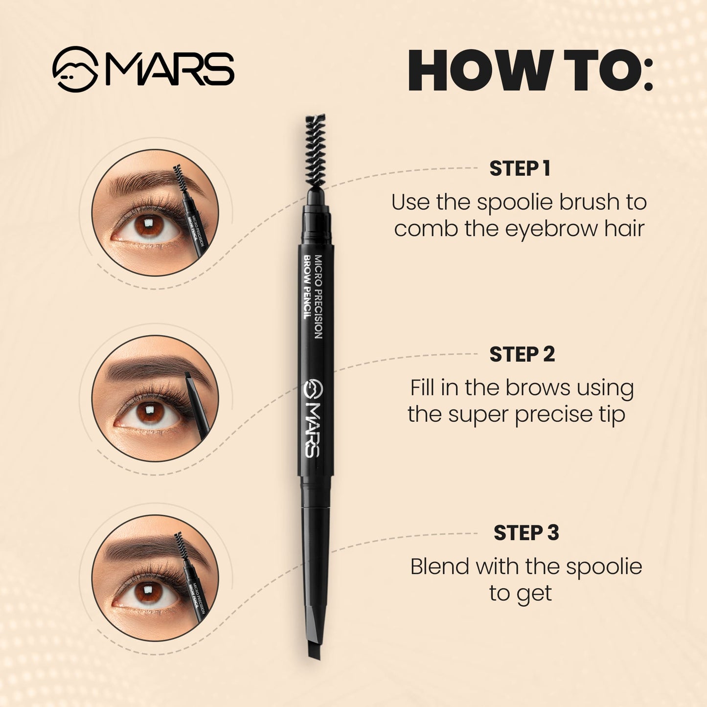 MARS Micro Precision Brow Pencil | 0.4 g | iBellaa