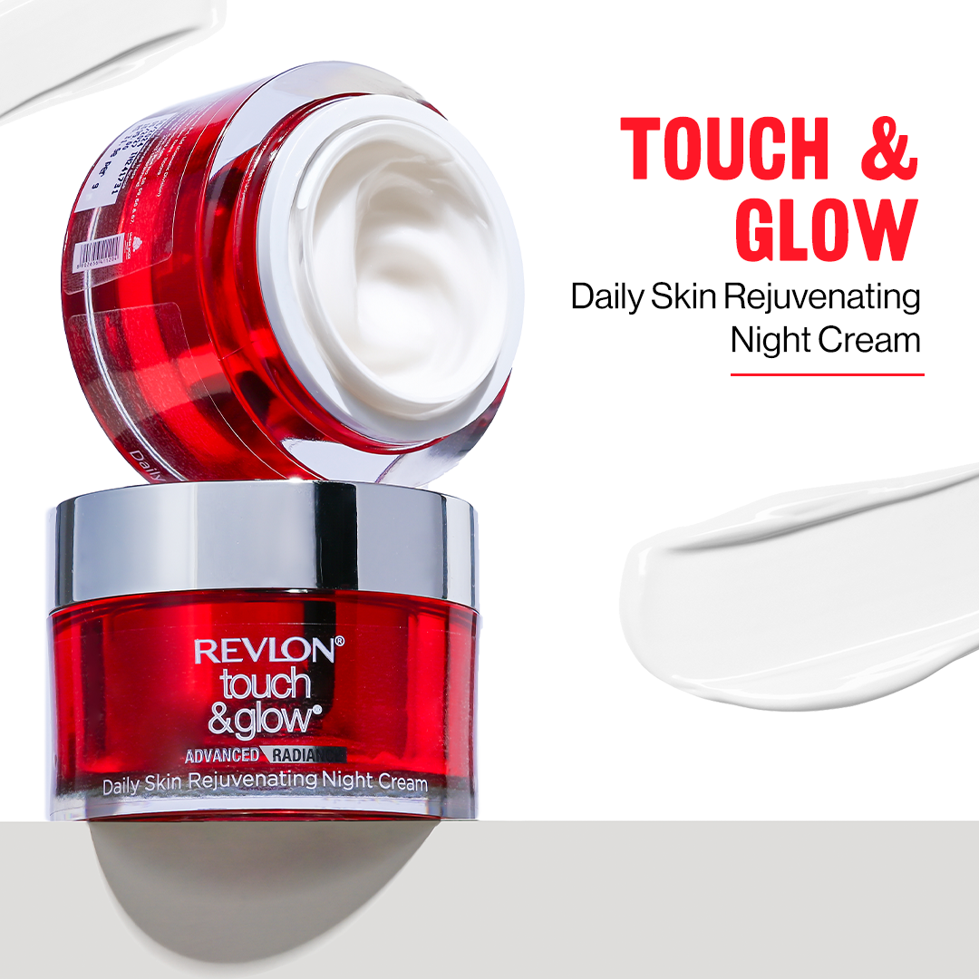 Revlon Touch & Glow Advanced Radiance Daily Skin Rejuvenating Night Cream | 50 ml | iBellaa