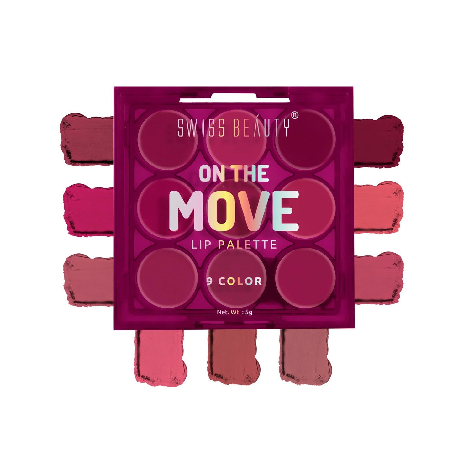 Swiss Beauty On The Move Lip Palette | 10 g | iBellaa