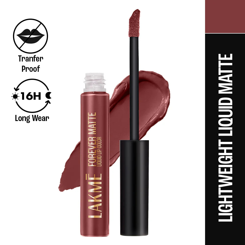Lakme Forever Matte Liquid Lip | 5.6 ml | iBellaa