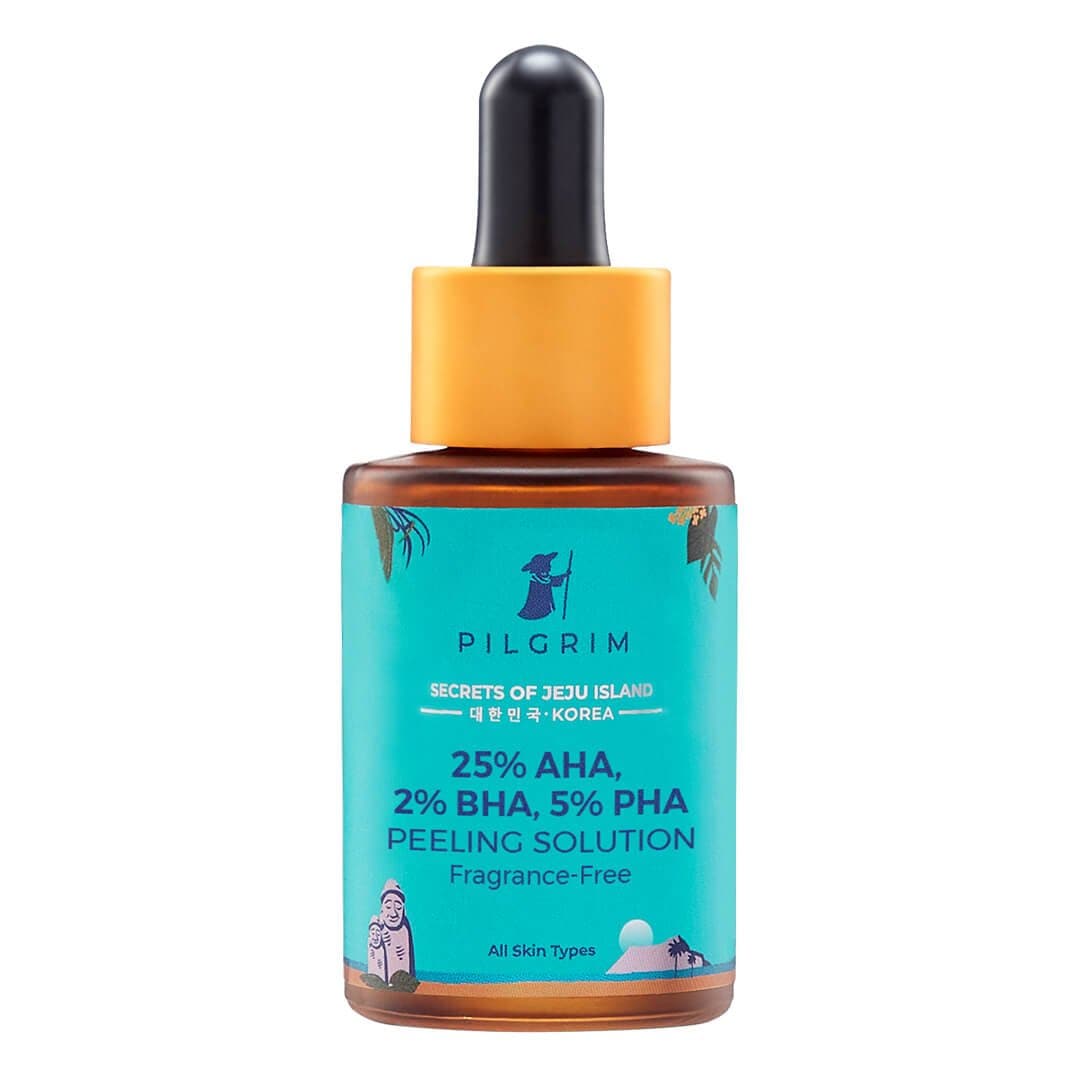 Pilgrim 25% AHA, 2% BHA, 5% PHA Peeling Solution | 30 ml | iBellaa