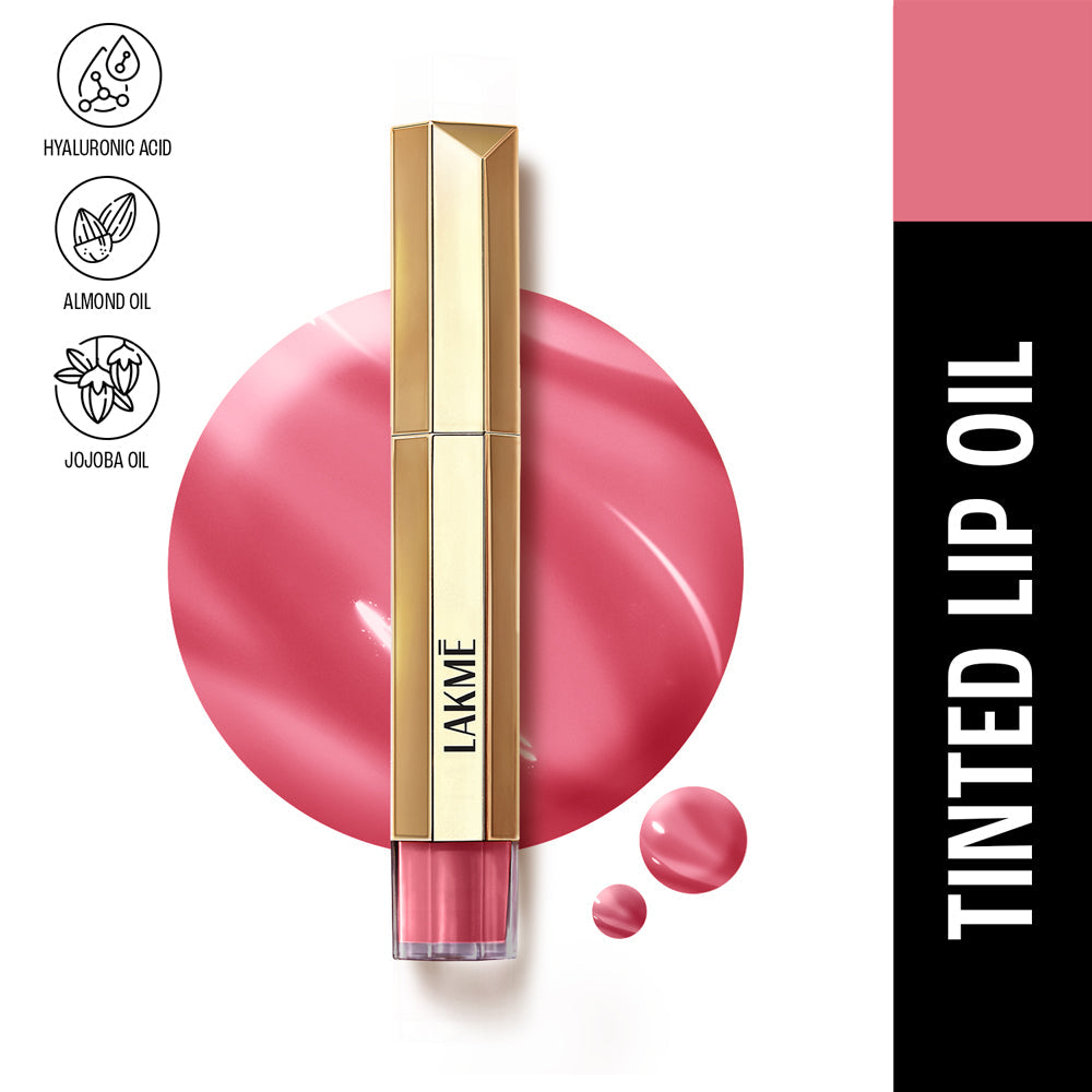 Lakme 9to5 Overtime Shine Tinted Lip Oil | 5.3 ml | iBellaa