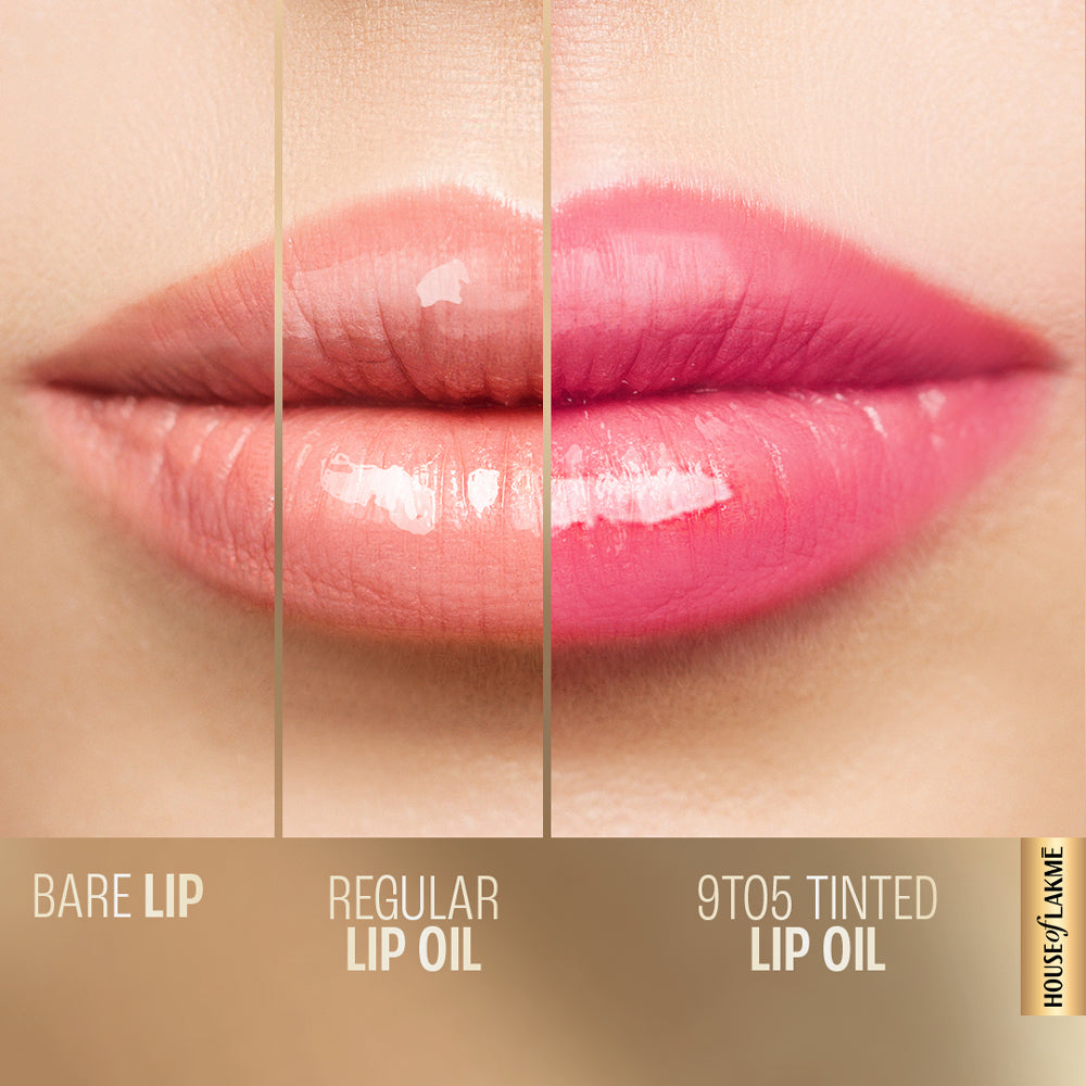 Lakme 9to5 Overtime Shine Tinted Lip Oil | 5.3 ml | iBellaa