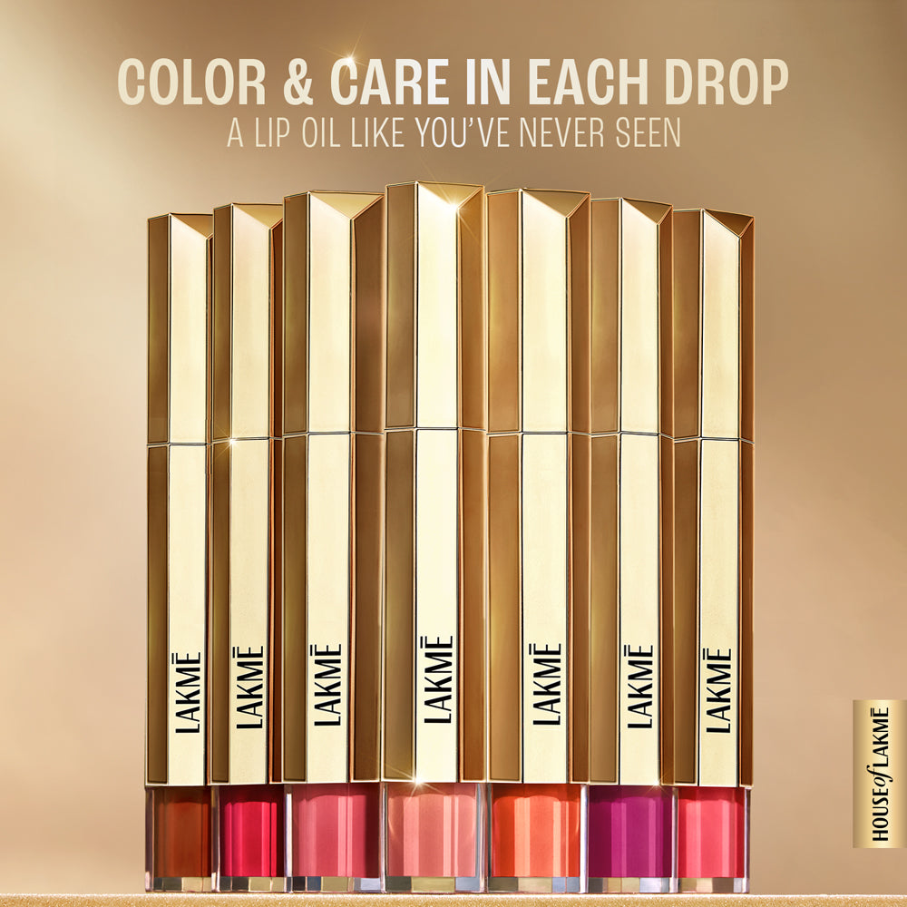 Lakme 9to5 Overtime Shine Tinted Lip Oil | 5.3 ml | iBellaa