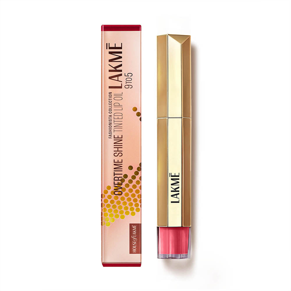 Lakme 9to5 Overtime Shine Tinted Lip Oil | 5.3 ml | iBellaa